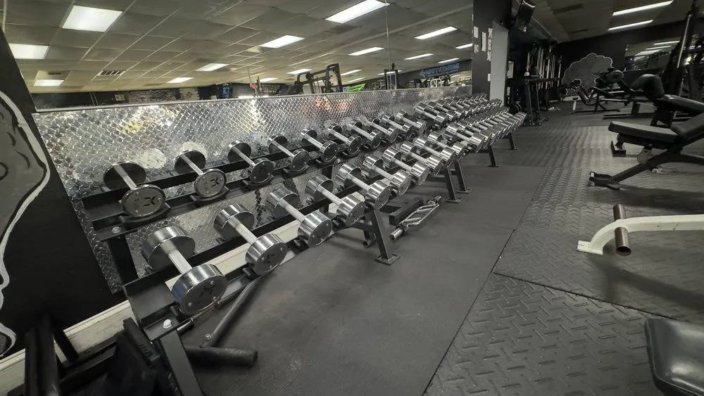 Dumbbell rack and benches